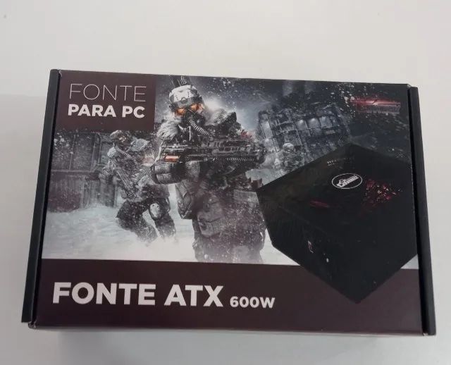 fonte atx 600w  nova  - Foto 3