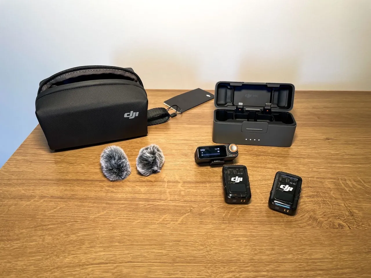 Microfone sem fio DJI Mic - Kit completo