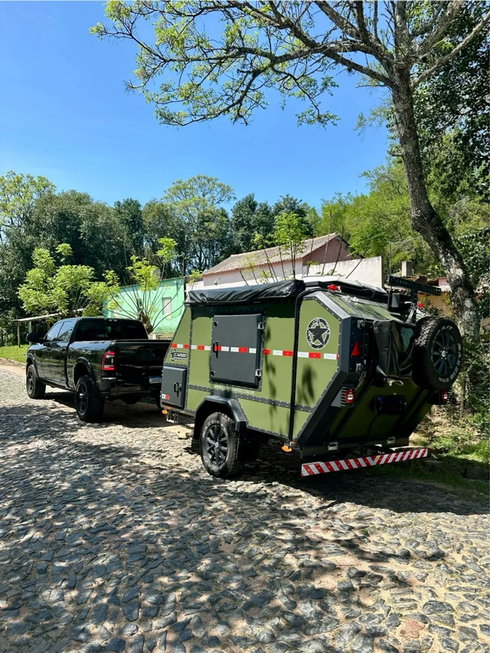 Carbo Campers TX5 Off Road Mini Trailer impecável raridade trilha