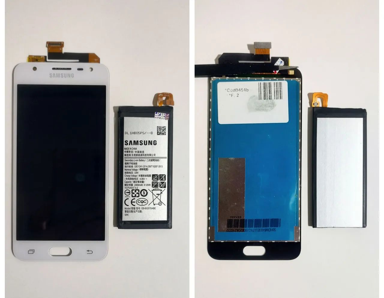 Display Tela Frontal Touch Samsung J5 prim + Bateria EB- BG570Ae G570 Original Nova - Foto 5