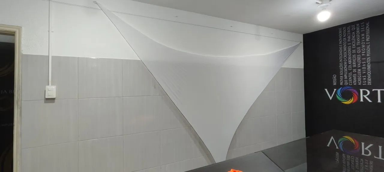 Malha helanquinha triangular para decoração.  - Foto 3