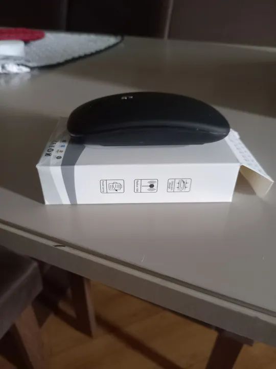 Mouse Sem Fio Preto - Design Moderno e Alta Performance