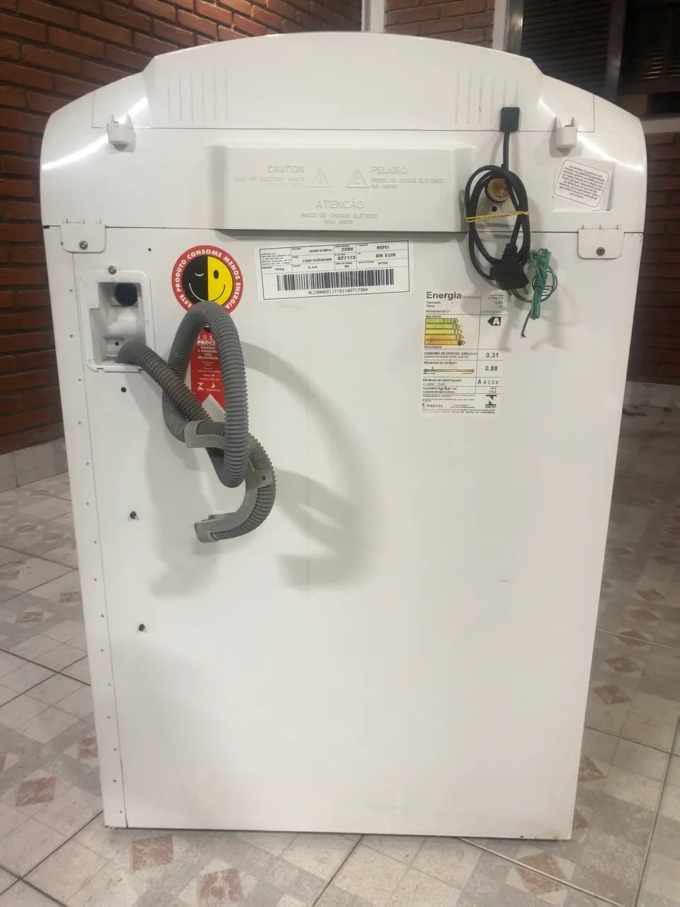 Máquina de Lavar Roupa 15kg - GE - LVGE1535IA2BR - para conserto ou retirar peças! - Foto 5