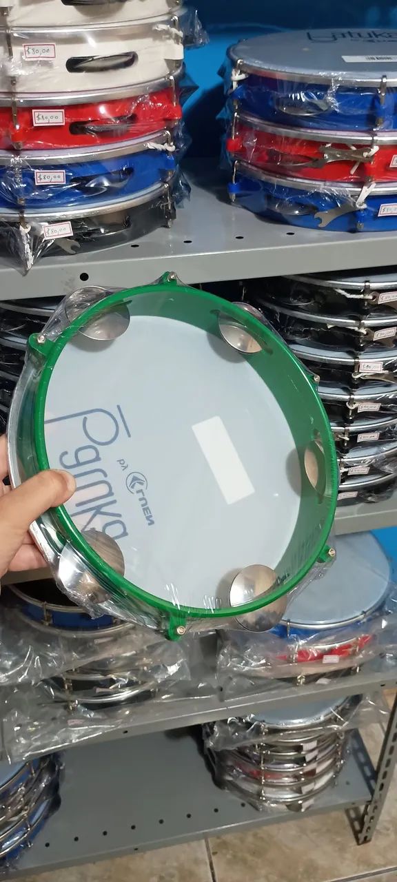 Pandeiros 10" polegadas Sortidos Batuka na promoção  - Foto 2