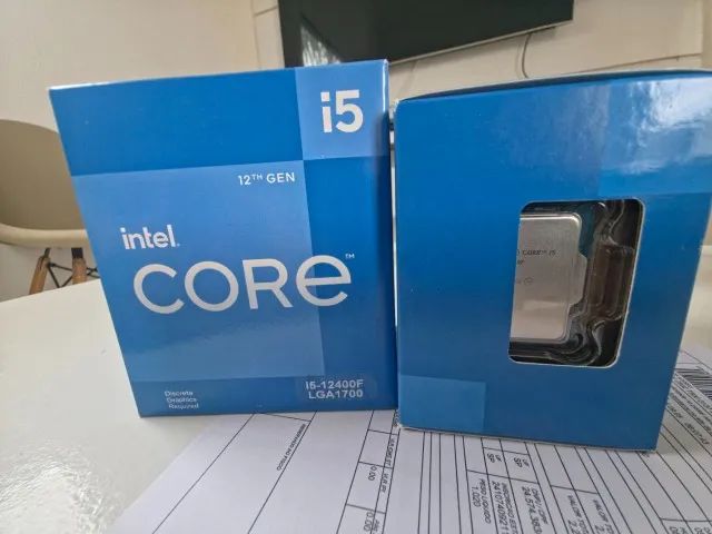 Processador Intel i5 12400f Novo na caixa Lacrado 1 ano de Garantia - Foto 2