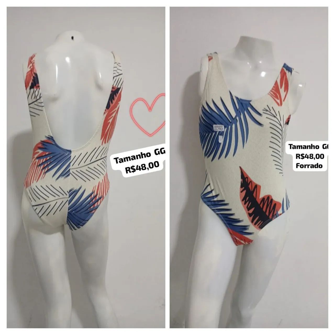 Maiô estampado floral feminino  - Foto 5