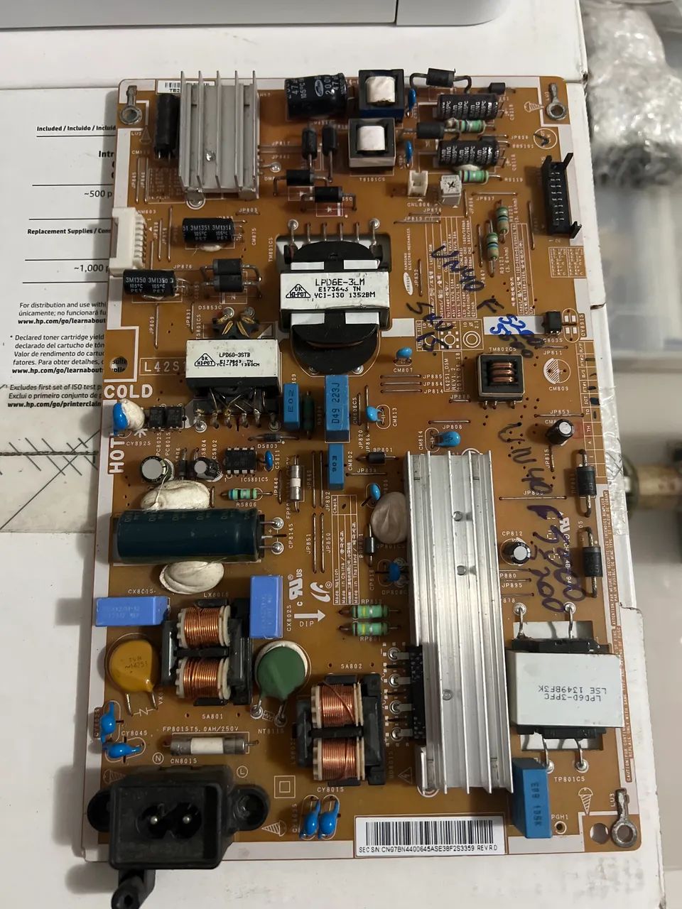 Placa Fonte Un40f5500 Samsung Bn44-00645a (Usada testada) 