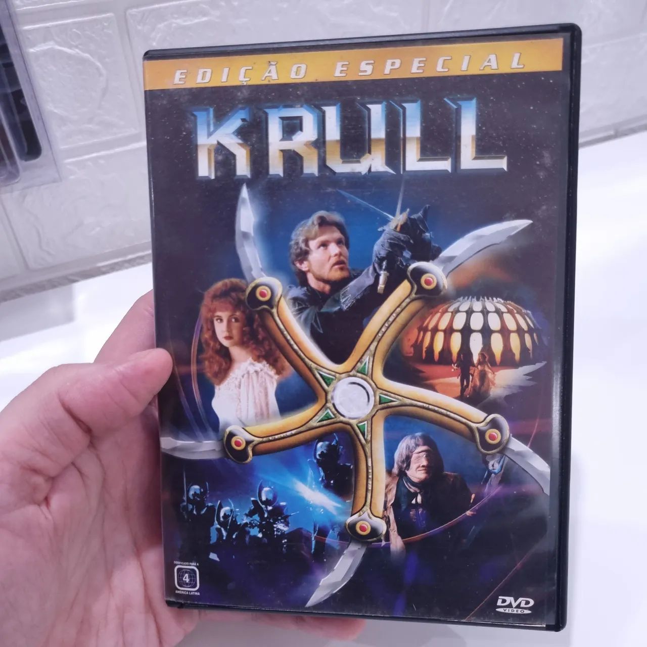 FILME EM DVD ORIGINAL E RARÍSSIMO - KRULL- Liam Neeson Novo de