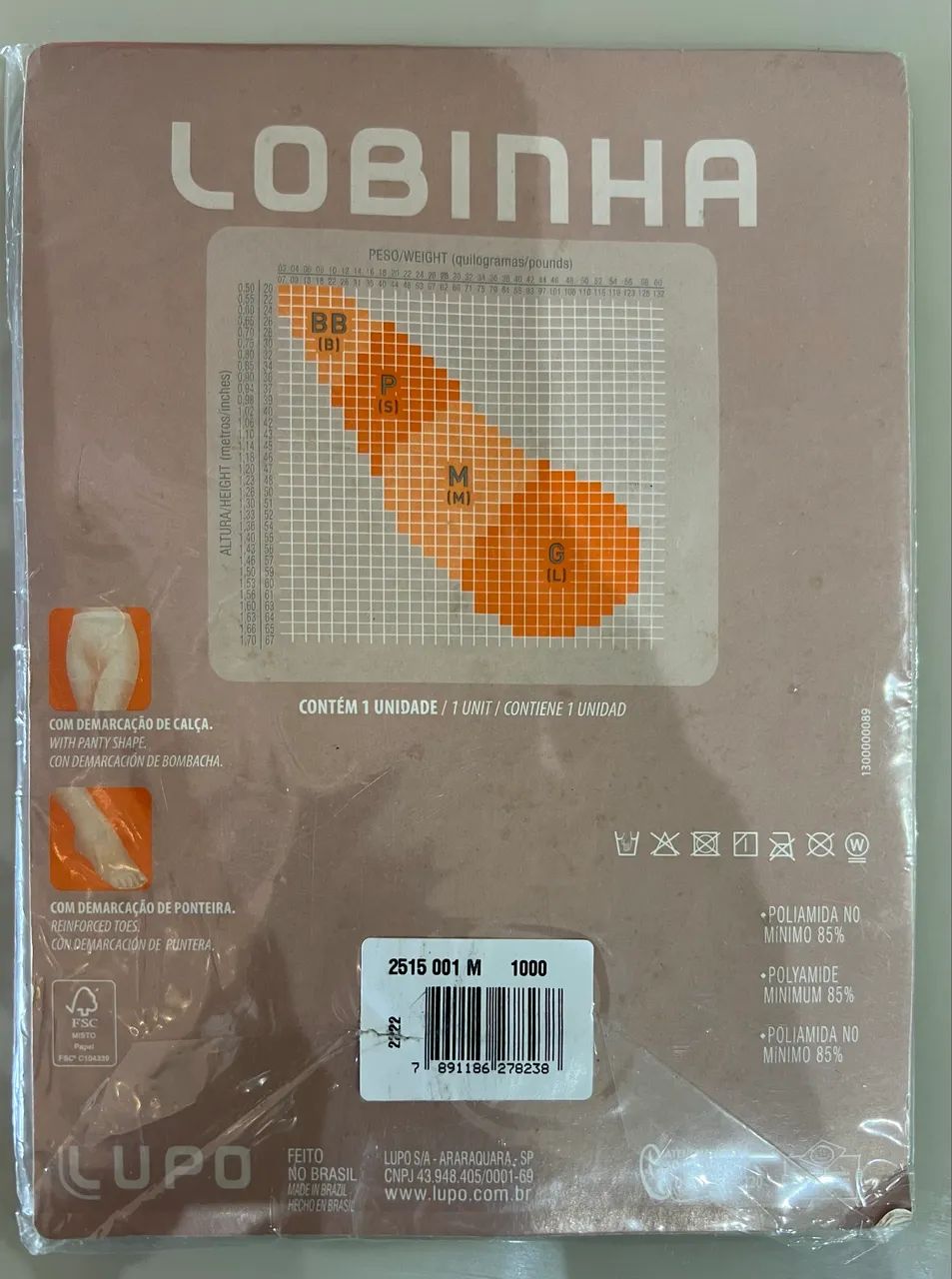 Meia Calça Branca Poá Libinha  - Foto 2