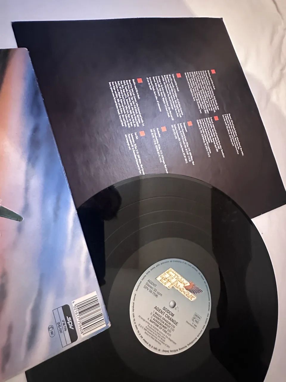 Sodom Agent Orange LP vinil disco sepultura kreator cd Metallica