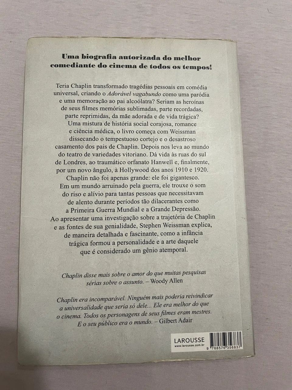Livro Chaplin Uma vida - Foto 3