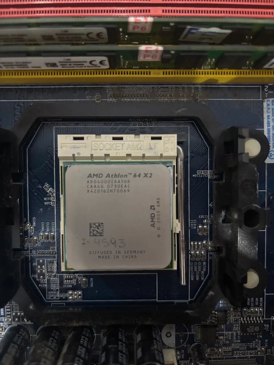 Kit Placa-Mãe Gigabyte GA-M61PM-S2 + AMD Athlon X2 64 + 4GB + HD40GB - Foto 6