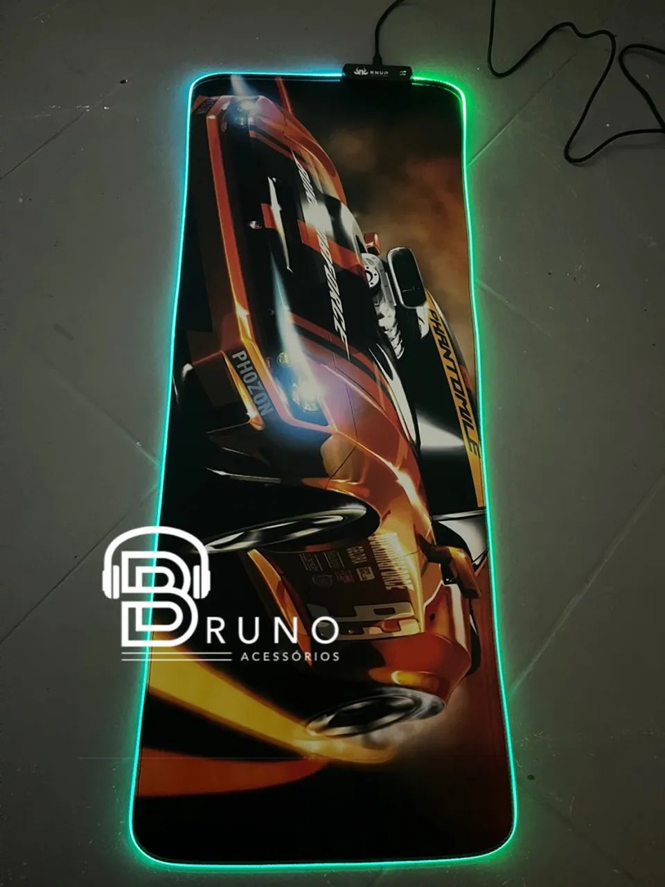 Mousepad Gamer RGB com Iluminação LED - Foto 3