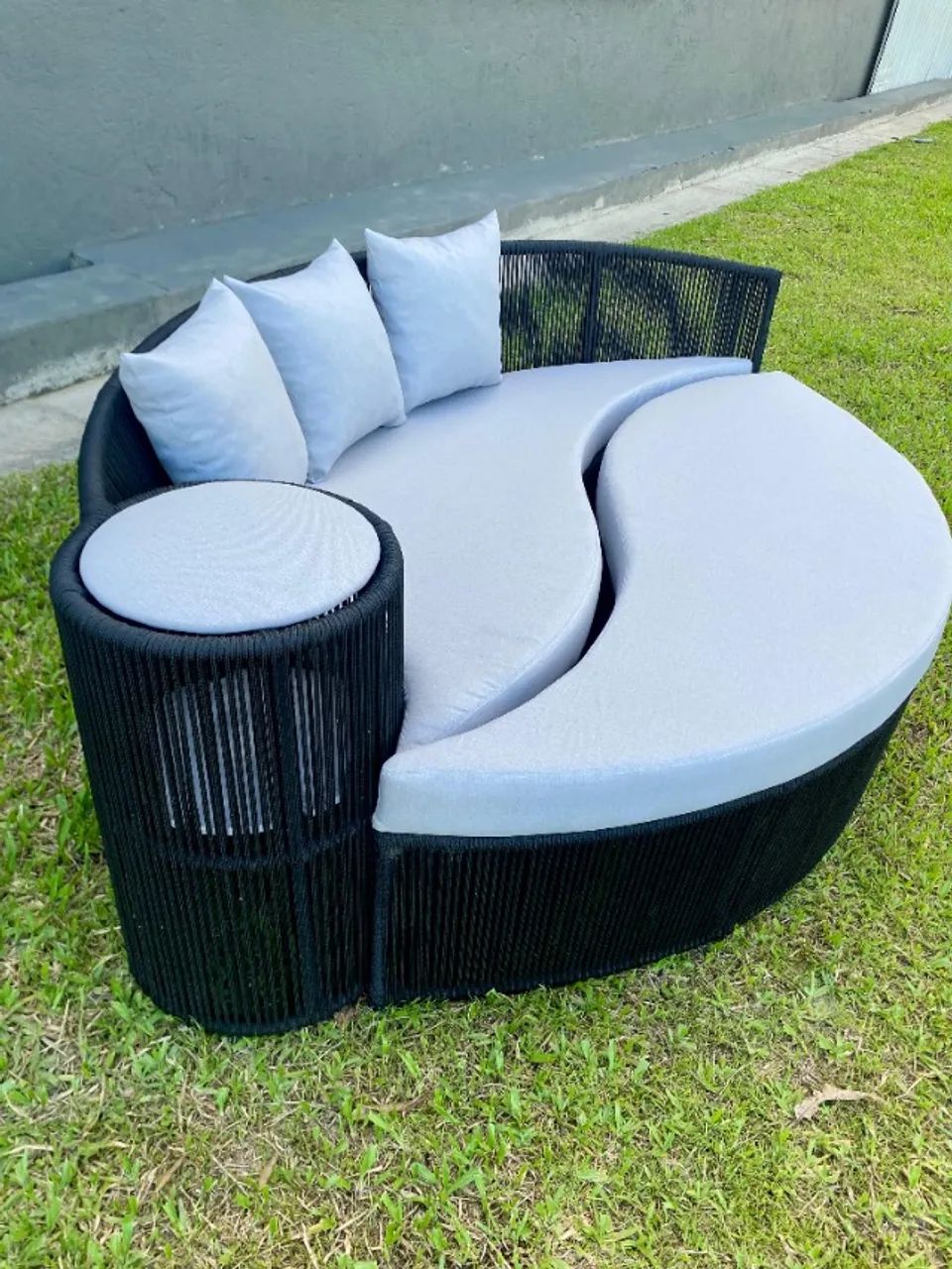 Concha Dupla Em Fibra Sintética...