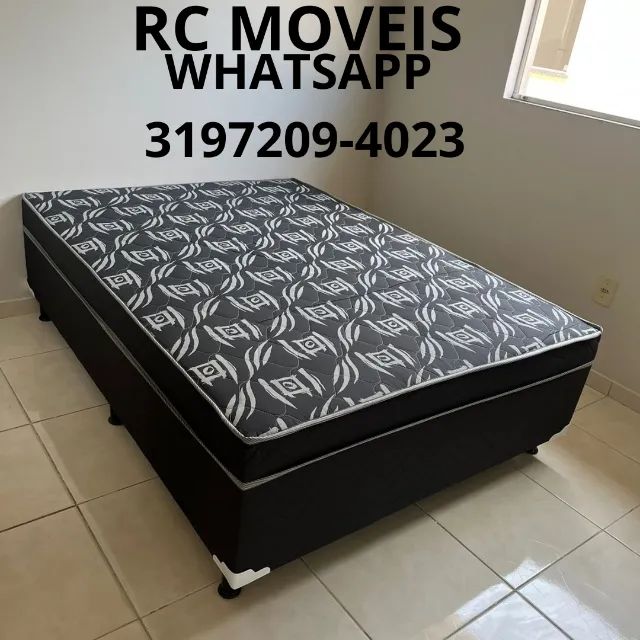Cama Box Casal OrthoBox com Colchão D33 - Conforto e Resistência