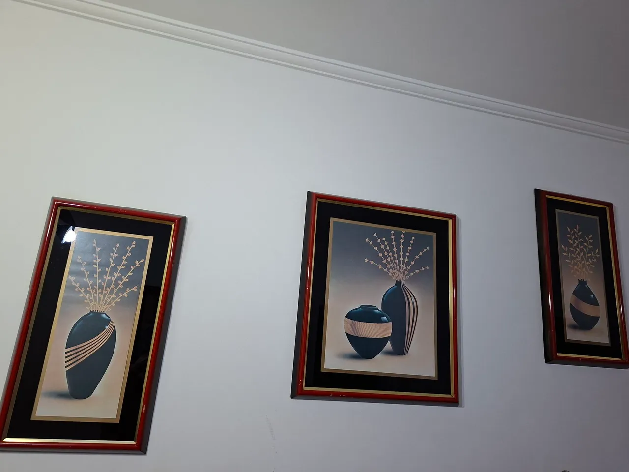 Quadros Decorativos com Vasos e Flores