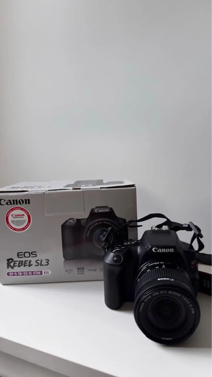 Câmera Canon SL3 - com kit de lentes - Foto 4