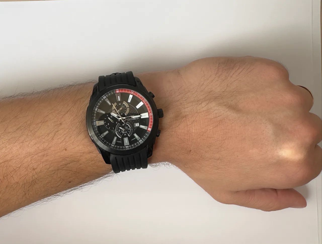 Relógio TECHNOS Masculino Skymaster Preto - Foto 3