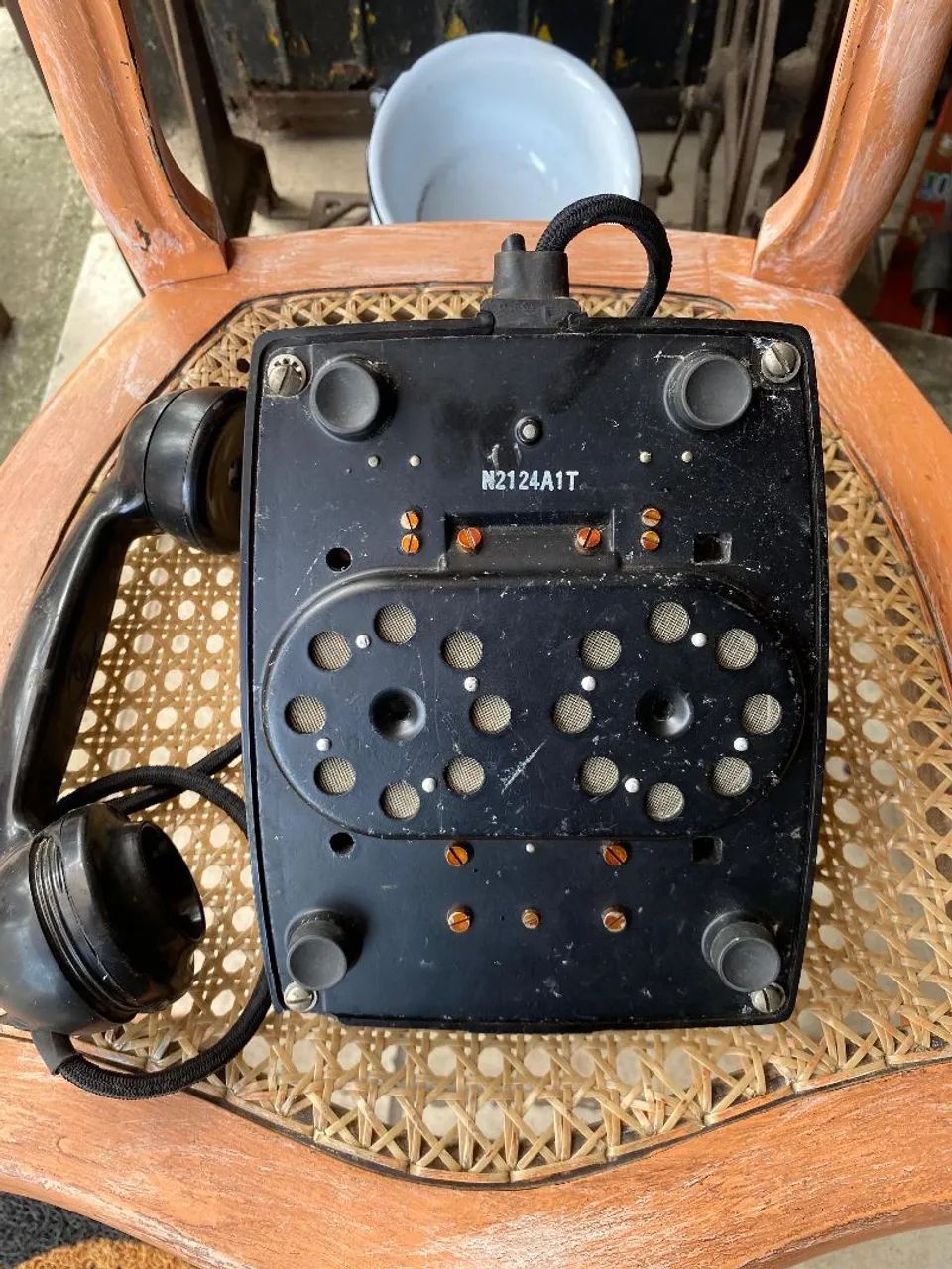 Antigo telefone inglês Beeston original decoração (ref:126) - Foto 3