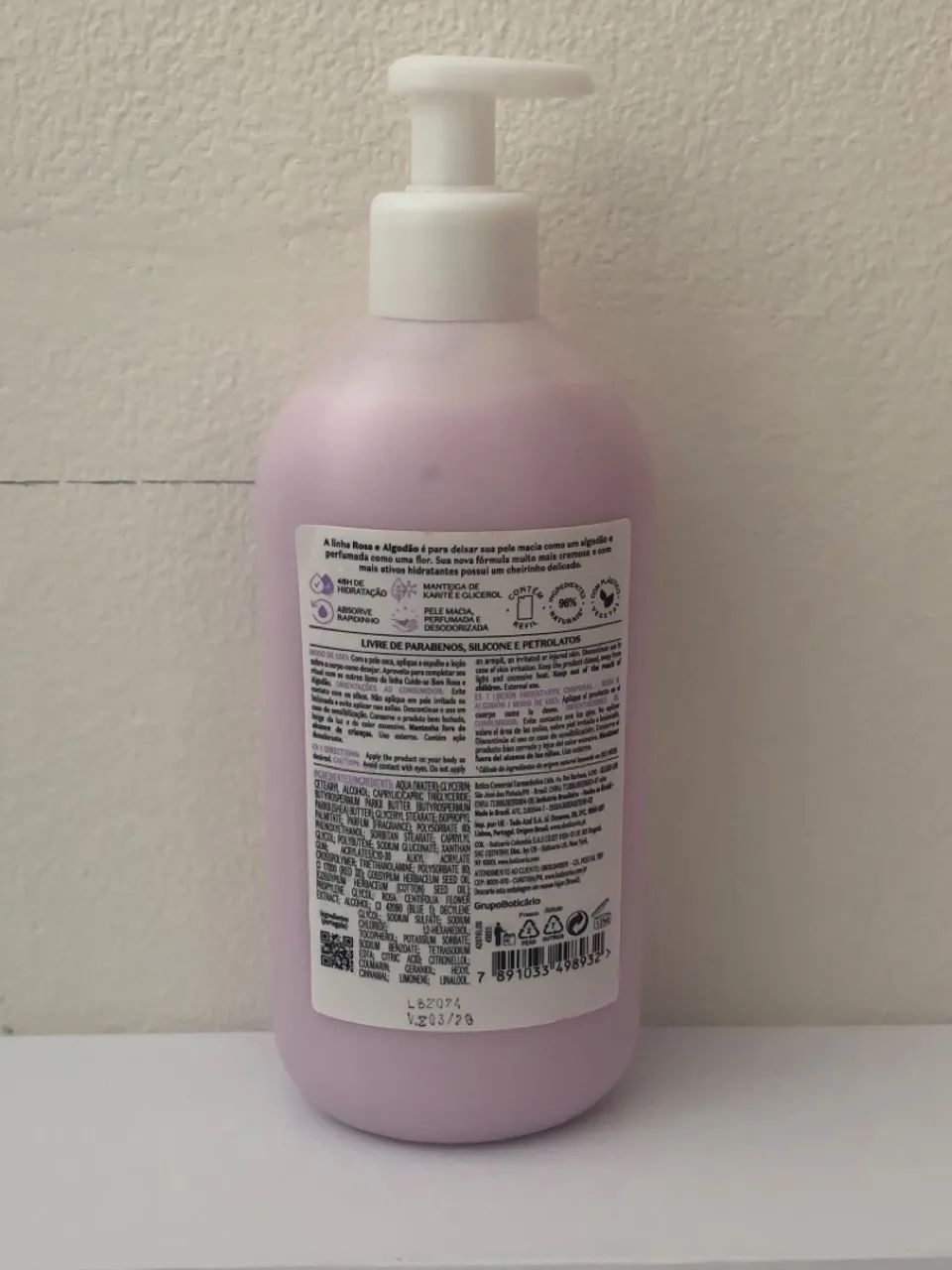 Hidratante Rosa e Algodão - O Boticário - Foto 2