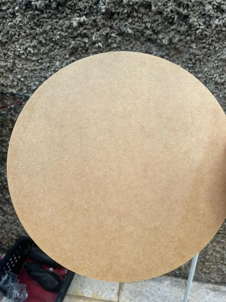 base redonda em mdf cru para artesanato  35 cm