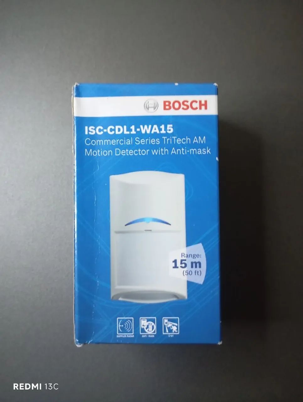 Sensor De Presença Ivp Bosch Tritech Isc-cdl1-wa15g Antimask