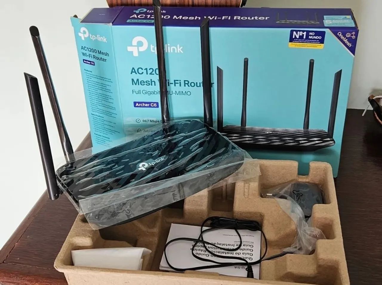 Roteador Mesh Wi-Fi TP-Link AC1200 Archer C6 - Foto 2