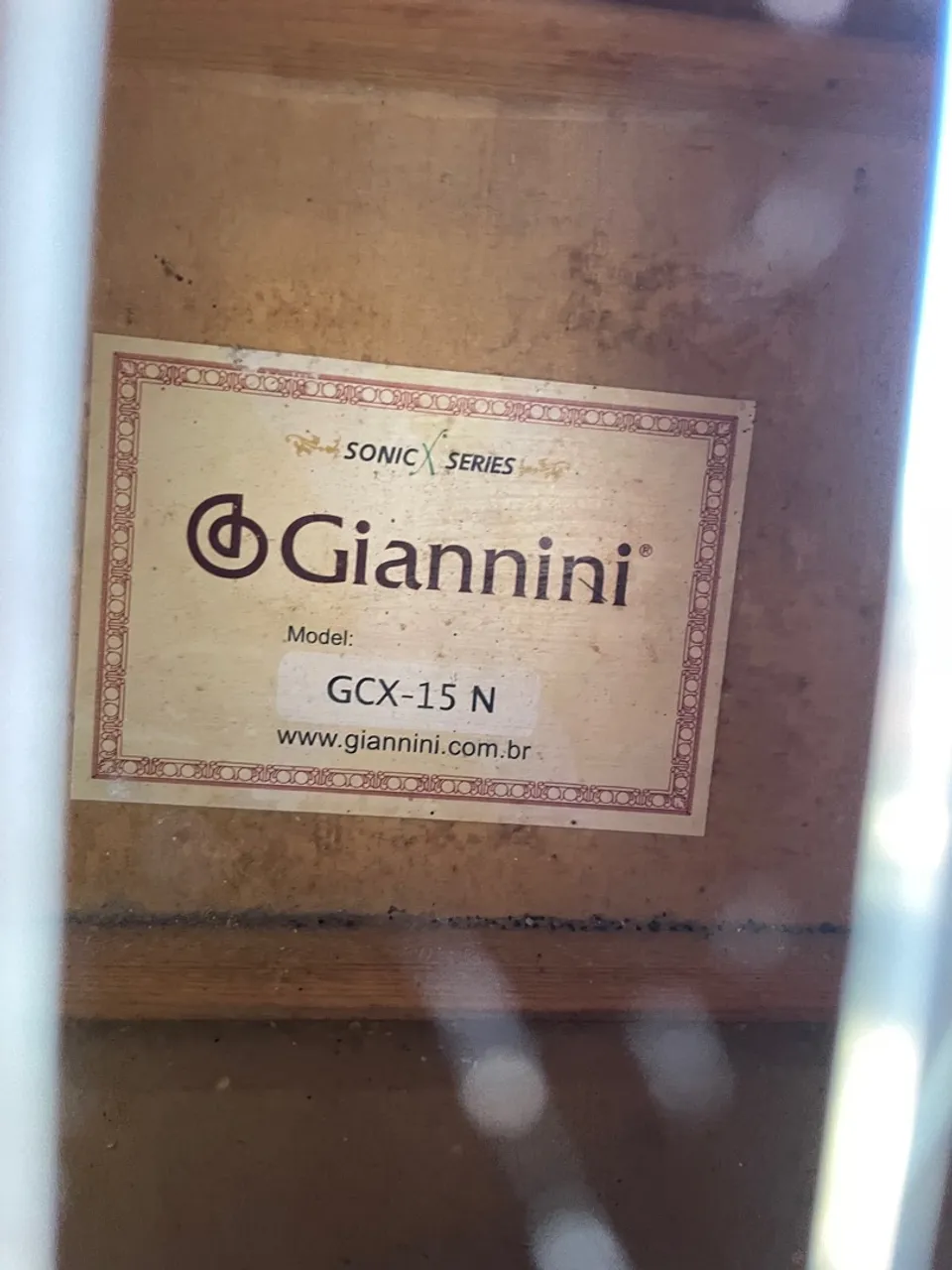 Violão Giannini Sonic Series GCX-15 N