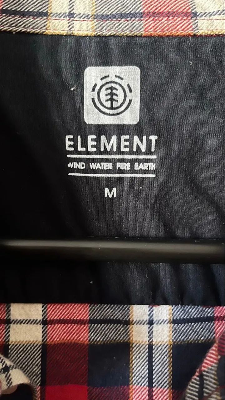 Camisa Element manga longa flanelada xadrez - Foto 3