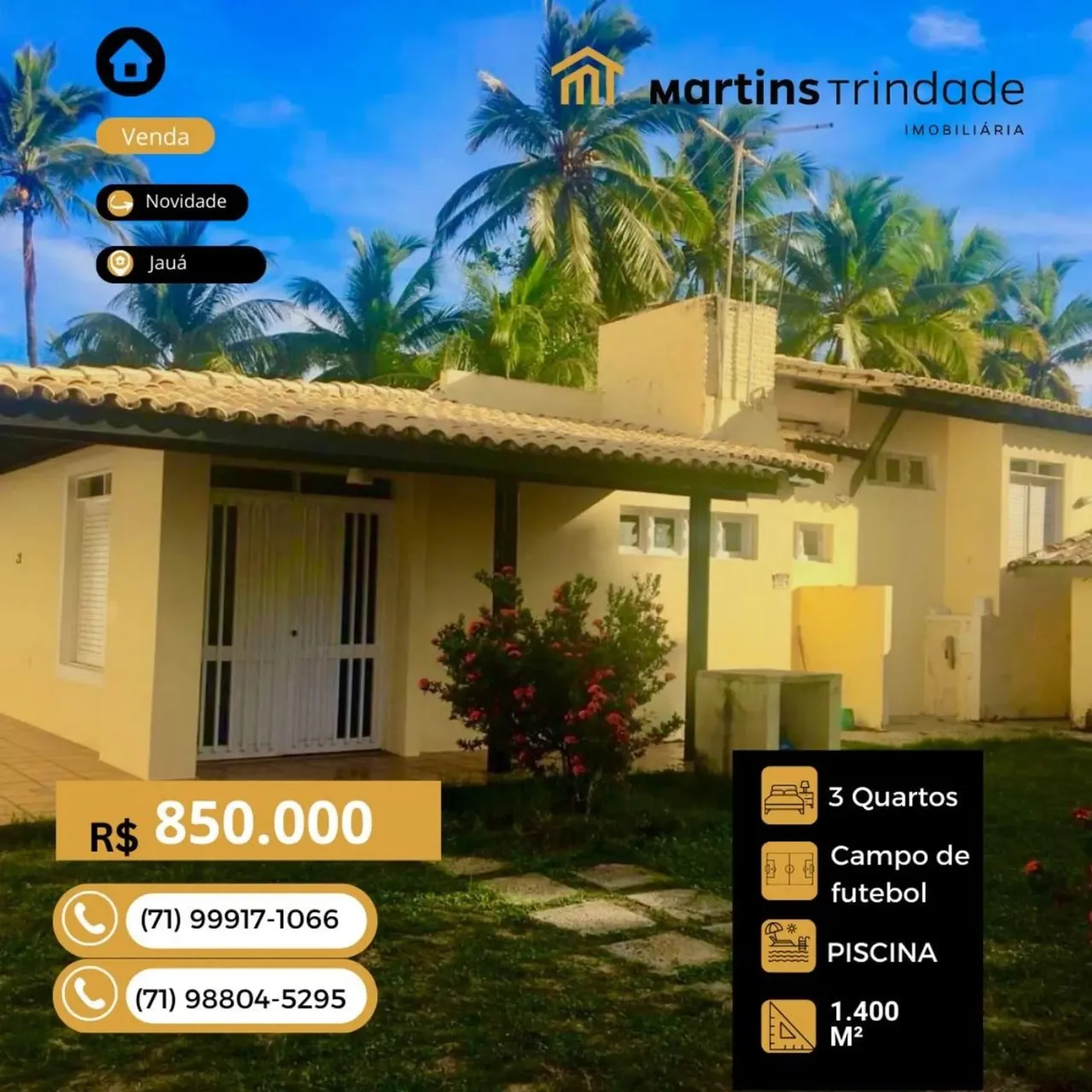 CASA RESIDENCIAL em CAMAÇARI - BA, JAUÁ (ABRANTES)