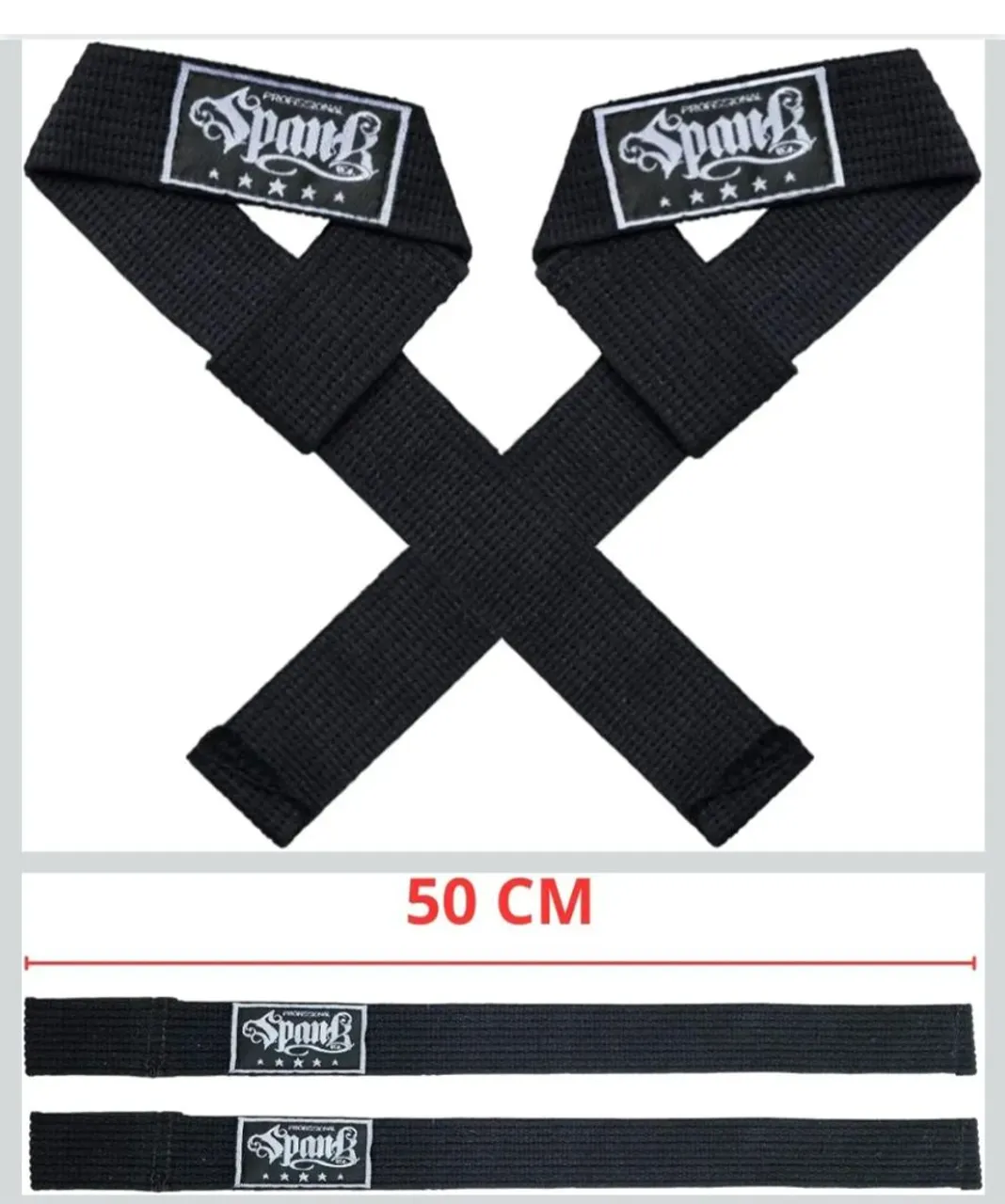 Par de Straps para Musculação - 50cm - Alta Qualidade
