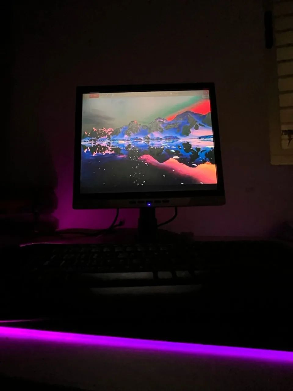 Monitor AOC 17" Polegadas Pé Preto Modelo 712Sa - Foto 4