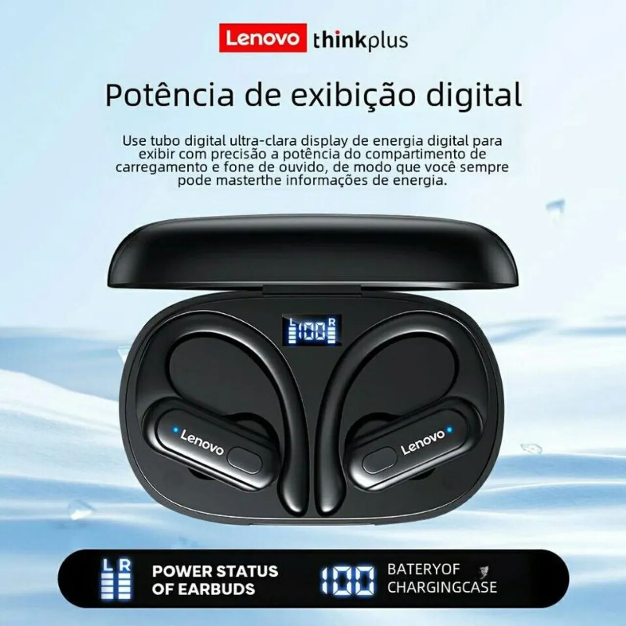 Fone de Ouvido Lenovo Thinkplus XT60B XT60 Academia, Esporte, Sport - Foto 2