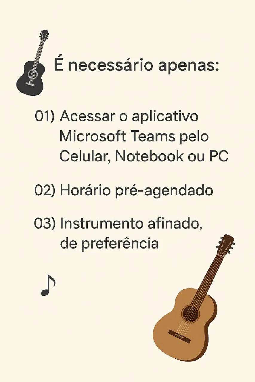 Aulas de Cavaquinho, Banjo, Violão e Ukulele 2026 - Foto 2
