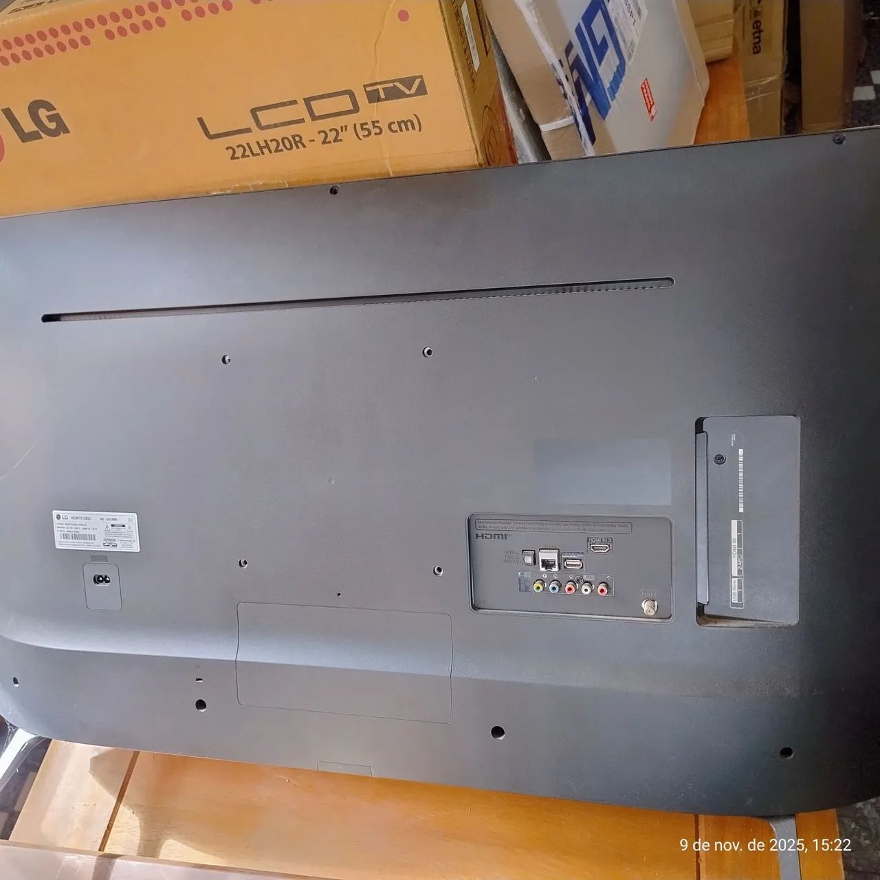 Tv 43 Pol LG Semi nova Tela quebrada