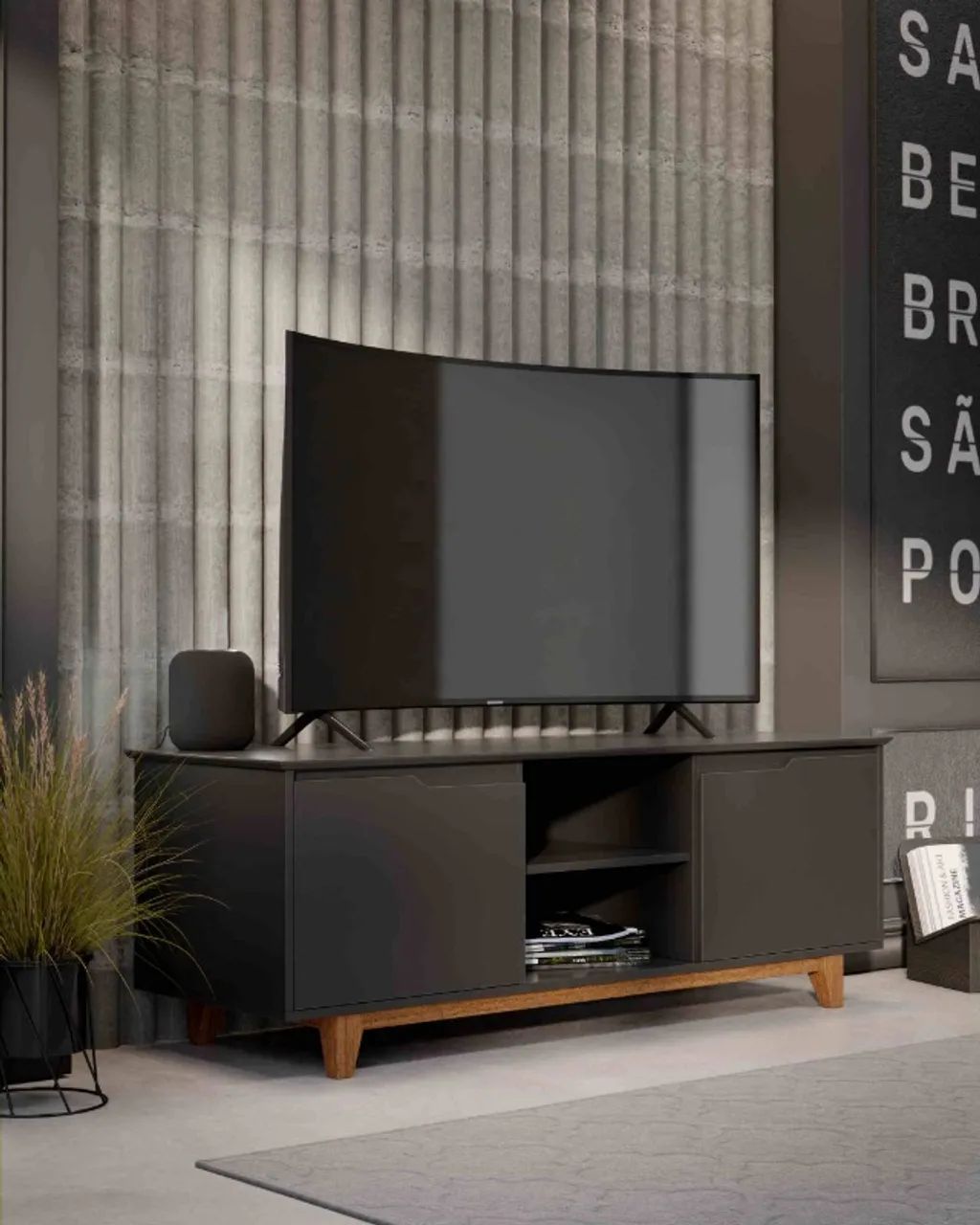 Rack belíssimo, sofisticado e fino acabamento - Foto 3