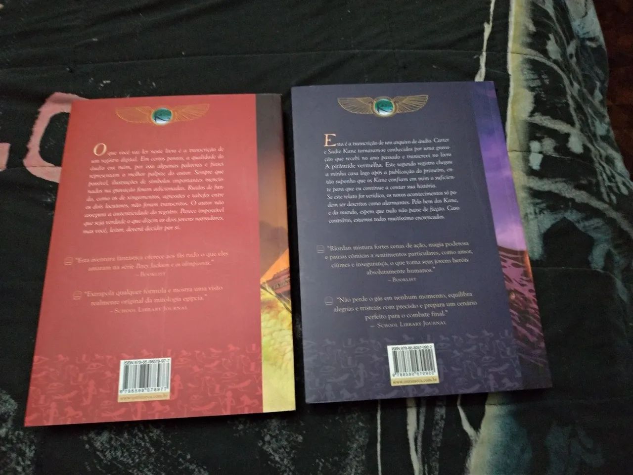 Livros A Pirâmide Vermelha e O Trono de Fogo - Foto 2