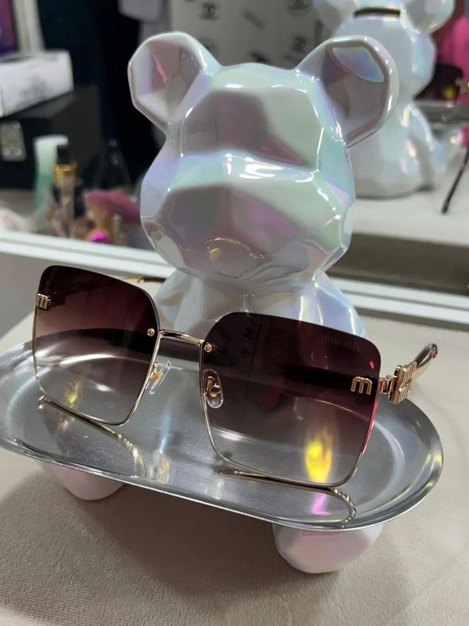 Oculos grande de sol Miumiu  - Foto 5