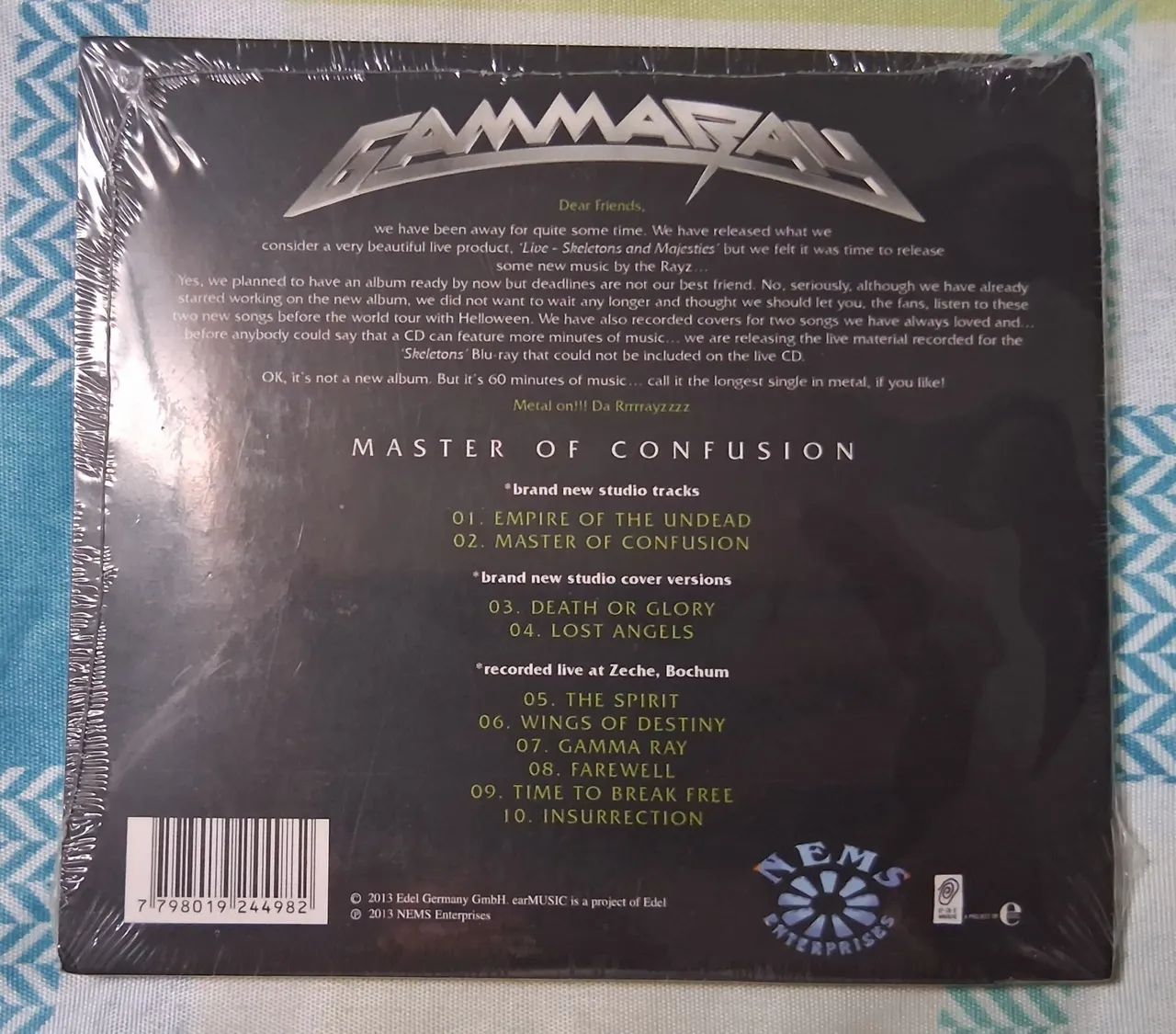 CD GAMMA RAY - LACRADO IMPORTADO DIGISLEEVE - Foto 2