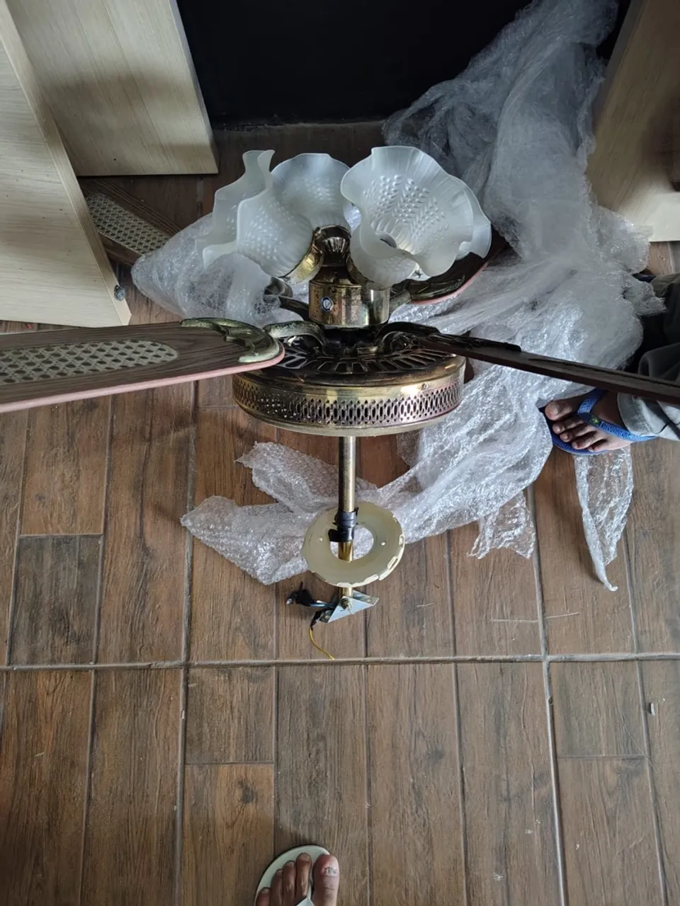 ventilador de teto com luminária