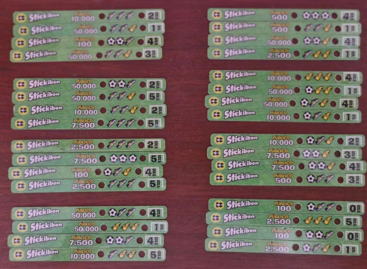 Raro Jogo/Coleção Completa Stickibon Copa 98. Original e intacta. - Foto 2