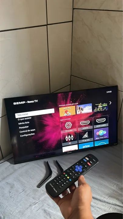 TV Semp Roku 32 polegadas Smart - Foto 2