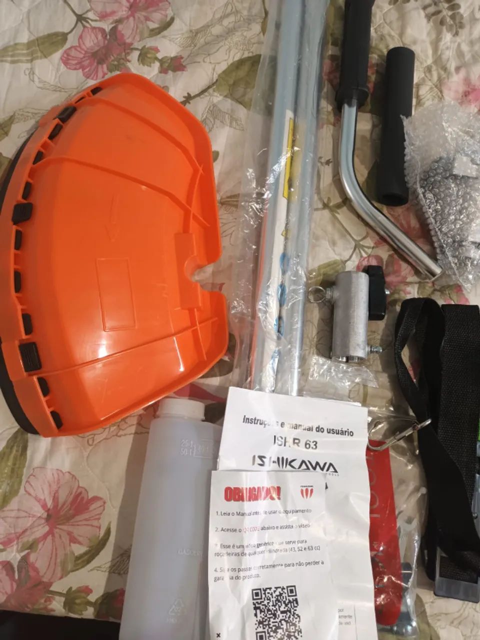 Roçadeira Ishikawa A Gasolina 63cc - Nunca foi usada - Foto 5