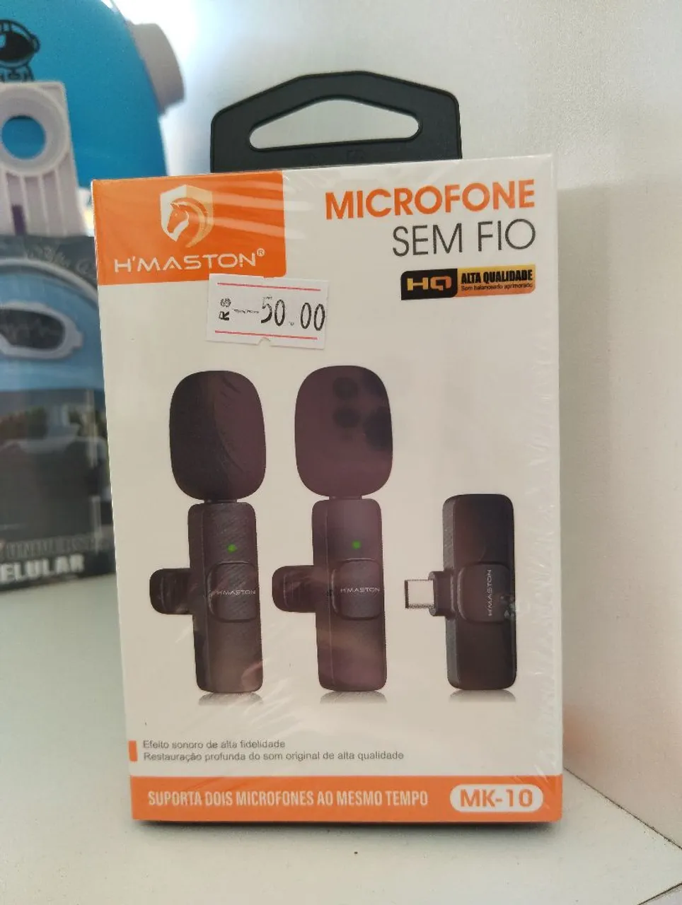 Microfone Sem Fio H'MASTON MK-10