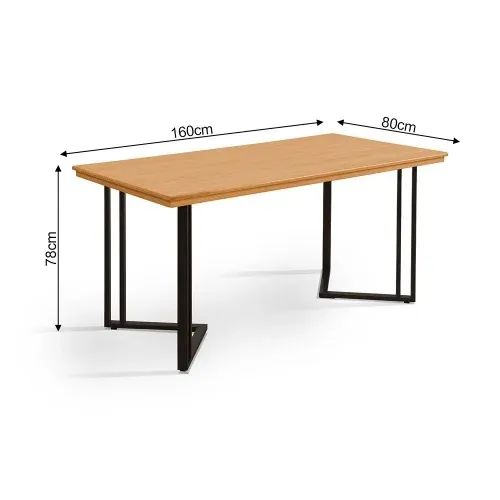 Tampo de mesa de jantar moderna de madeira maciça - Foto 2