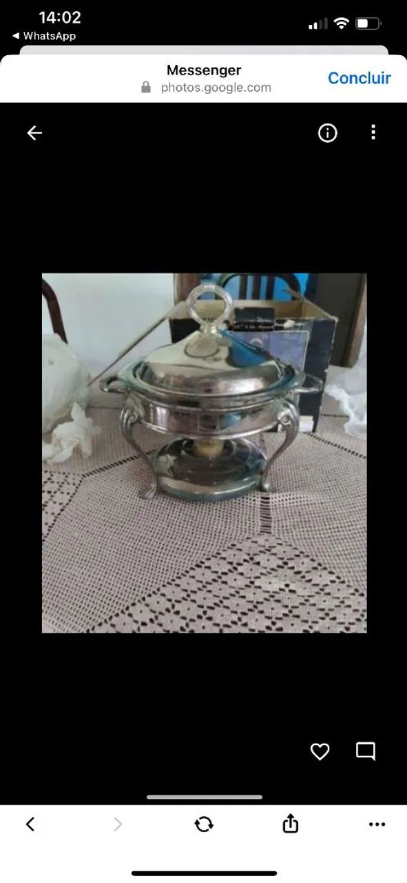 Conjunto de travessa de servir em prata - Foto 2