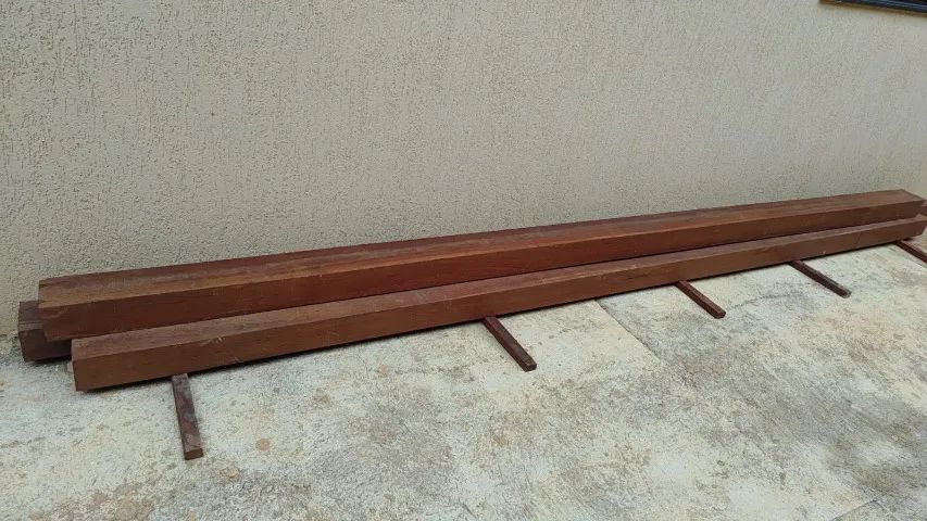 Vigas de madeira angelim vermelho  - Foto 3