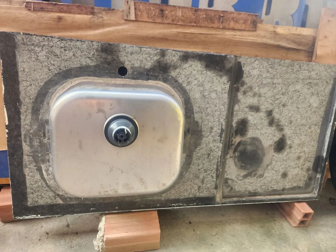 Pia de mármore 125x60 - Foto 2