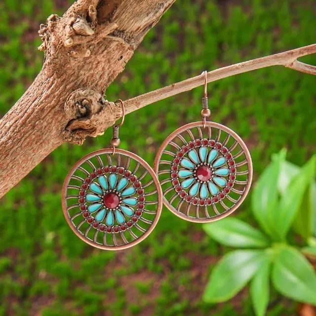 Brinco Boho Chic Flor  - Foto 3