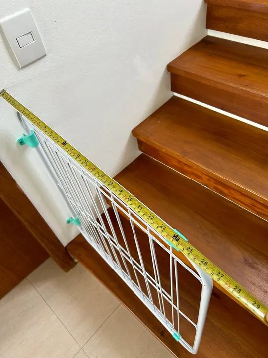 Grade de Segurança para Escada - Proteção para Bebês e Animais - Foto 4